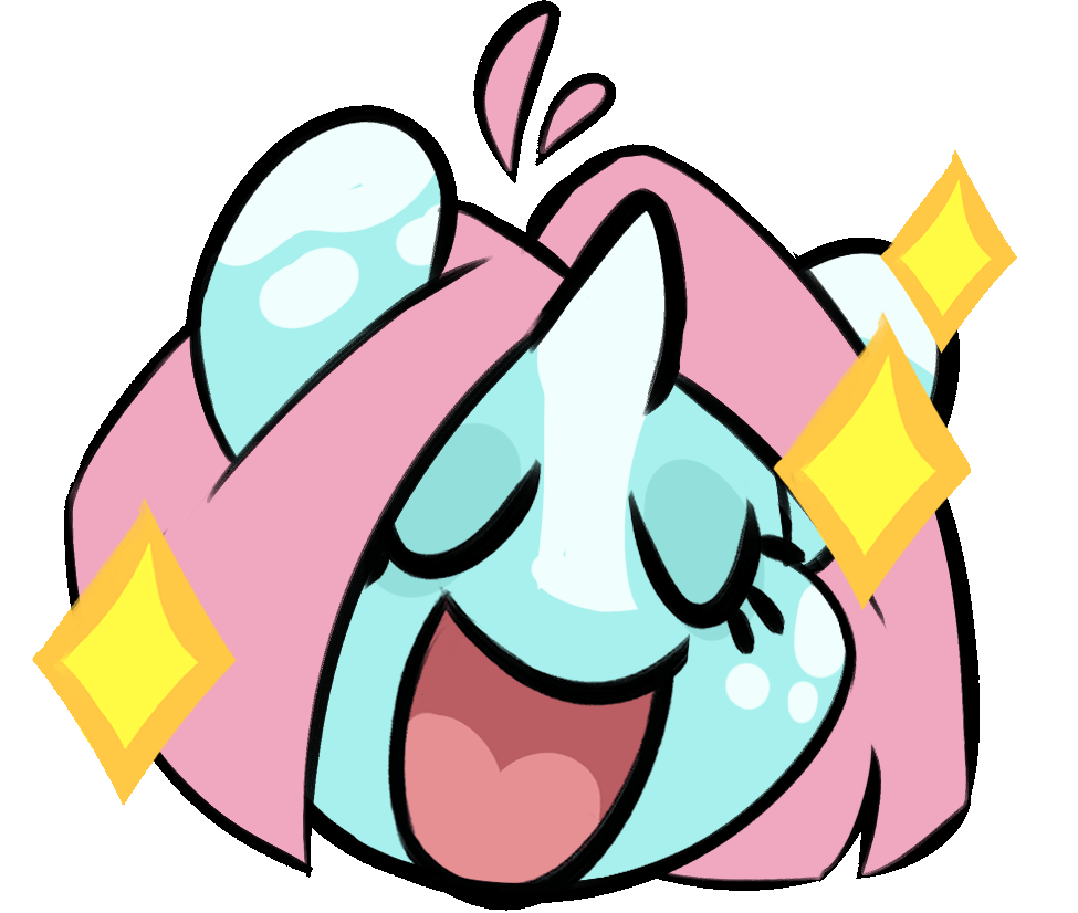 pony, unicorn, animated, cute, emotes, female, freckles, gif