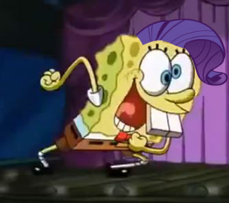 547064__safe_rarity_edit_spongebob+squar