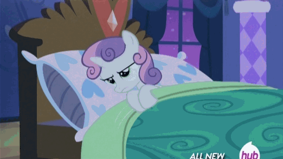 http://derpicdn.net/img/view/2014/3/22/581877__safe_solo_animated_sweetie+belle_screencap_hub+logo_bed_hubble_pillow_hub.gif