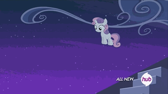 582067__safe_solo_animated_sweetie+belle_screencap_hub+logo_hubble_hub_falling_stairs.gif