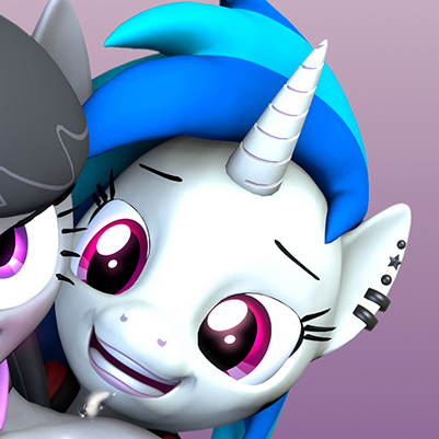 #2094244 - explicit, artist:renaclock, coloratura, dj pon-3, vinyl