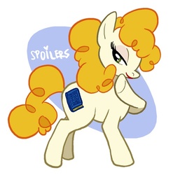 Size: 500x507 | Tagged: safe, artist:blue-fox, earth pony, pony, g4, doctor who, female, mare, photoshop, ponified, river song (doctor who), show accurate, simple background, solo, white background