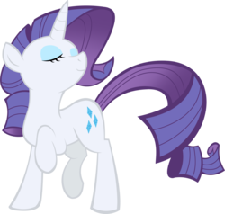 Size: 3629x3452 | Tagged: safe, artist:willdrawforfood1, rarity, pony, unicorn, g4, female, high res, mare, photoshop, show accurate, simple background, smiling, solo, transparent background