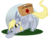 Size: 1004x793 | Tagged: safe, artist:fantaprime, derpy hooves, pegasus, pony, g4, :p, box, cute, derpabetes, female, grass, mare, simple background, solo, tongue out, transparent background, watermark, wings