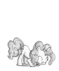 Size: 517x619 | Tagged: safe, artist:furor1, pinkie pie, earth pony, pony, g4, animated, black and white, blinking, cute, diapinkes, excited, featured image, female, frame by frame, gif, grayscale, grin, jumping, lineart, mare, monochrome, open mouth, pronking, shadow, simple background, smiling, smooth as butter, solo, sweet dreams fuel, traditional animation, traditional art, white background