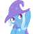 Size: 1000x1000 | Tagged: safe, artist:theparagon, trixie, pony, unicorn, g4, brooch, cape, clothes, cute, diatrixes, female, filly, filly trixie, foal, hat, jewelry, simple background, solo, trixie's brooch, trixie's cape, trixie's hat, white background, younger