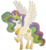 Size: 740x800 | Tagged: safe, artist:sleepwalks, princess celestia, alicorn, pony, g4, female, looking at you, mare, photoshop, raised hoof, simple background, solo, spread wings, transparent background, wings