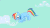 Size: 384x216 | Tagged: safe, edit, edited screencap, screencap, rainbow dash, pegasus, pony, g4, my little pony: friendship is magic, season 2, the mysterious mare do well, animated, artifact, caption, cloud, cute, dancing, dashabetes, female, flying, gif, happy, haters gonna hate, image macro, mare, meme, reaction image, sky, solo, text