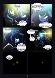 Size: 1240x1754 | Tagged: safe, artist:equestria-prevails, princess celestia, princess luna, alicorn, pony, comic:new royal guard, g4, comic, crying, dialogue, duo, duo female, female, mare, photoshop, royal sisters, sisters