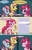 Size: 800x1239 | Tagged: safe, artist:solar-slash, carrot cake, cup cake, pinkie pie, pound cake, pumpkin cake, earth pony, pegasus, pony, unicorn, baby cakes, g4, my little pony: friendship is magic, 3 panel comic, comic, female, flush, implied flushed away, implied pissing, implied pooping, male, mare, photoshop, potty training, shipping, smiling, stallion, straight, toilet