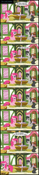 Size: 1576x7071 | Tagged: safe, artist:toxic-mario, octavia melody, pinkie pie, earth pony, pony, g4, cafe, comic, confused, duo, duo female, female, mare, photoshop