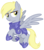 Size: 2200x2500 | Tagged: safe, artist:equestria-prevails, derpy hooves, pegasus, pony, g4, armor, epic derpy, equestria prevails, female, high res, looking back, mare, royal guard armor, simple background, solo, spread wings, transparent background, wings