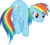 Size: 2805x2500 | Tagged: safe, artist:the smiling pony, rainbow dash, pegasus, pony, bridle gossip, g4, my little pony: friendship is magic, season 1, butt, female, high res, inkscape, looking at you, mare, micro, plot, rainbow teeny, rainbutt dash, simple background, solo, spread wings, tiny, transparent background, vector, wings