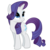 Size: 2500x2500 | Tagged: safe, artist:the smiling pony, rarity, pony, unicorn, g4, cute, female, high res, inkscape, looking up, mare, raribetes, simple background, smiling, solo, transparent background, vector