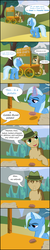 Size: 1000x5025 | Tagged: safe, artist:the smiling pony, trixie, oc, oc:golden russet, pony, unicorn, g4, comic, duo, female, glowing horn, golden russet, hat, horn, inkscape, levitation, magic, male, mare, potato, stallion, telekinesis, unamused, vector