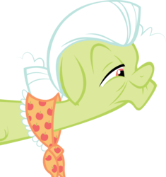 Size: 2654x2828 | Tagged: safe, artist:emkay-mlp, granny smith, earth pony, pony, g4, adobe imageready, bust, female, high res, mare, portrait, simple background, solo, transparent background
