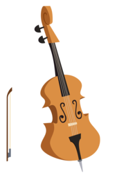 Size: 2000x2958 | Tagged: safe, artist:the smiling pony, bow (instrument), cello, cello bow, high res, inkscape, musical instrument, no pony, object, simple background, transparent background, vector