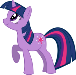 Size: 7811x7691 | Tagged: dead source, safe, artist:mac3030, twilight sparkle, pony, unicorn, absurd resolution, female, inkscape, looking up, mare, raised hoof, simple background, solo, transparent background, unicorn twilight, vector