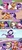 Size: 700x1598 | Tagged: safe, artist:solar-slash, applejack, cookie crumbles, hondo flanks, pinkie pie, rarity, spike, twilight sparkle, dragon, earth pony, pegasus, pony, unicorn, g4, my little pony: friendship is magic, secret of my excess, comic, dizzy, female, greed spike, male, mare, parent, photoshop, rarity's parents, shaking, ship:cookieflanks, smiling, stallion, swirly eyes, unicorn twilight