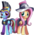 Size: 870x879 | Tagged: dead source, safe, artist:solar-slash, commander hurricane, fluttershy, private pansy, rainbow dash, pegasus, pony, g4, armor, clothes, costume, duo, female, helmet, mare, simple background, transparent background