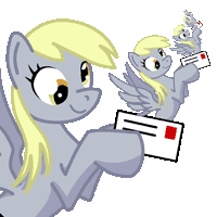 Size: 200x200 | Tagged: safe, artist:don-ko, derpy hooves, pegasus, pony, g4, 2, adorawat, animated, aniwat, artifact, cross-eyed, cute, derpabetes, derpception, droste effect, endless, envelope, female, first animated picture on derpibooru, first wat picture on derpibooru, gif, history, holding, hoof hold, inception, infinity, it begins, loop, mail, mare, multeity, one of the first, perfect loop, recursion, silly, silly pony, simple background, smiling, solo, spread wings, strange, sweet dreams fuel, transparent background, unstoppable force of derp, wat, weird
