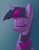 Size: 996x1280 | Tagged: safe, artist:kevinsano, artist:skutchi, twilight sparkle, pony, unicorn, g4, bust, eyes closed, female, gradient background, mare, photoshop, portrait, profile, smiling, solo, unicorn twilight