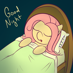 Size: 1280x1280 | Tagged: safe, artist:squiby-327, posey, earth pony, pony, ask posey, g1, g4, bed, eyes closed, female, g1 to g4, generation leap, gradient background, mare, sleeping, solo