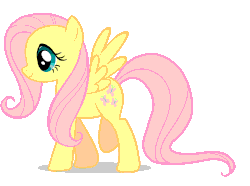 Size: 1276x948 | Tagged: source needed, safe, artist:kuren247, fluttershy, pegasus, pony, g4, animated, cutie mark, female, gif, mare, palindrome get, shadow, simple background, smiling, solo, spread wings, transparent background, walk cycle, walking, wings