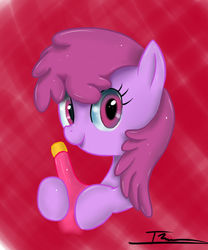 Size: 1638x1971 | Tagged: dead source, safe, artist:ivan-chan, berry punch, berryshine, earth pony, pony, g4, bottle, bust, female, looking at you, mare, solo, wine