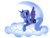 Size: 1657x1250 | Tagged: safe, artist:mlpazureglow, princess luna, alicorn, pony, g4, cloud, female, jewelry, lying on a cloud, mare, moon, on a cloud, prone, regalia, s1 luna, show accurate, simple background, solo, spread wings, tiara, transparent background, wings