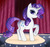 Size: 1200x1122 | Tagged: safe, artist:johnjoseco, rarity, pony, unicorn, g4, butt, catwalk, curtains, female, mare, photoshop, plot, solo, stage