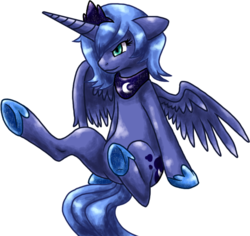 Size: 762x718 | Tagged: safe, artist:fizzy-dog, princess luna, alicorn, pony, g4, angry, female, mare, photoshop, s1 luna, simple background, sitting, solo, transparent background, underhoof