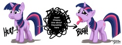 Size: 1675x625 | Tagged: dead source, safe, artist:mysticalpha, twilight sparkle, pony, unicorn, friendship is magic, g4, my little pony: friendship is magic, female, mare, sick, simple background, solo, tongue out, unicorn twilight, white background