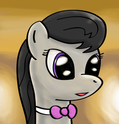 Size: 567x590 | Tagged: safe, artist:why485, octavia melody, earth pony, pony, g4, abstract background, bust, female, mare, portrait, solo