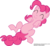 Size: 2383x2209 | Tagged: safe, artist:miketheuser, pinkie pie, earth pony, pony, g4, closed mouth, eyes closed, female, happy, high res, mare, on back, photoshop, show accurate, simple background, smiling, solo, transparent background