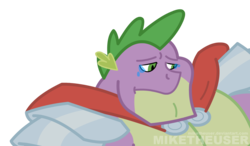 Size: 1200x700 | Tagged: dead source, safe, artist:miketheuser, spike, dragon, g4, beefspike, crying, male, manly tears, photoshop, sad, simple background, solo, transparent background, vector