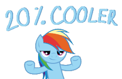 Size: 970x630 | Tagged: safe, artist:miketheuser, rainbow dash, pegasus, pony, g4, animated, female, gif, homestuck reference, looking at you, mare, simple background, smiling, smirk, solo, text, transparent background, what now