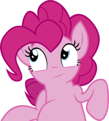 Size: 975x1083 | Tagged: safe, artist:miketheuser, pinkie pie, earth pony, pony, g4, female, mare, photoshop, simple background, solo, transparent background