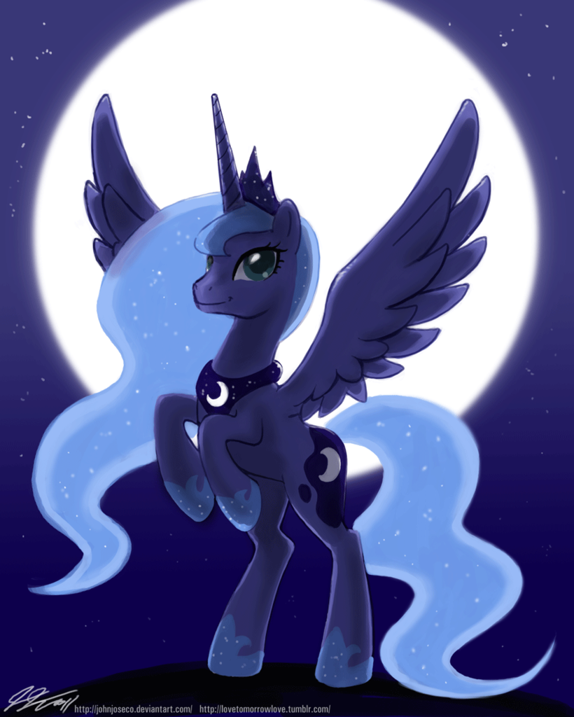 Safe Artist Johnjoseco Princess Luna Alicorn Pony G