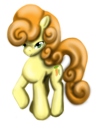 Size: 1828x2384 | Tagged: safe, artist:gunslingerpen, carrot top, golden harvest, earth pony, pony, g4, female, mare, simple background, solo