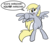 Size: 1973x1688 | Tagged: dead source, safe, artist:sir-dangereaux, derpy hooves, pegasus, pony, g4, bipedal, female, mare, newbie artist training grounds, photoshop, reaction image, simple background, solo, tongue out, transparent background