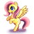 Size: 900x900 | Tagged: dead source, safe, artist:ninjaham, fluttershy, pegasus, pony, g4, acdsee, female, happy, mare, open mouth, open smile, rearing, shadow, short legs, simple background, smiling, solo, spread wings, white background, wings