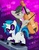 Size: 600x776 | Tagged: safe, artist:kevinbolk, dj pon-3, octavia melody, vinyl scratch, earth pony, pony, unicorn, g4, cello, female, god is a dj, mare, musical instrument, p!nk, photoshop, song reference