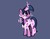Size: 3300x2550 | Tagged: safe, artist:jump-cut, twilight sparkle, pony, unicorn, g4, armor, blue background, crossover, female, glowing horn, high res, horn, magic, mare, mass effect, photoshop, simple background, solo, tech armor, unicorn twilight