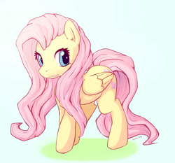 Size: 1200x1117 | Tagged: safe, artist:caninelove, fluttershy, pegasus, pony, g4, female, mare, simple background, solo, wings