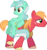 Size: 3078x3308 | Tagged: safe, artist:stormsclouds, big macintosh, lyra heartstrings, earth pony, pony, unicorn, g4, female, high res, lyra riding big macintosh, lyramac, male, mare, paint.net, ponies riding ponies, riding, shipping, simple background, sitting, sitting lyra, stallion, straight, transparent background, vector