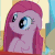 Size: 213x213 | Tagged: source needed, safe, screencap, pinkie pie, earth pony, pony, g4, party of one, season 1, animated, artifact, breakdown, contemplating insanity, cropped, derp, female, first pinkamena diane pie picture on derpibooru, gif, hub logo, insanity, insanity face, it begins, mare, meme origin, one of the first, pinkamena diane pie, psycho, silly, silly pony, solo, time capsule, you know for kids