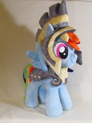 Size: 982x1310 | Tagged: safe, artist:magnastorm, commander hurricane, rainbow dash, pony, g4, irl, photo, plushie, solo