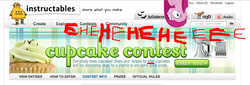 Size: 2146x730 | Tagged: safe, pinkie pie, pony, fanfic:cupcakes, g4, contest, cupcake, instructables, pinkamena diane pie