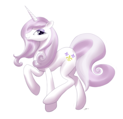 Size: 1200x1158 | Tagged: safe, artist:mirapony, fleur-de-lis, pony, unicorn, g4, female, mare, simple background, solo, transparent background